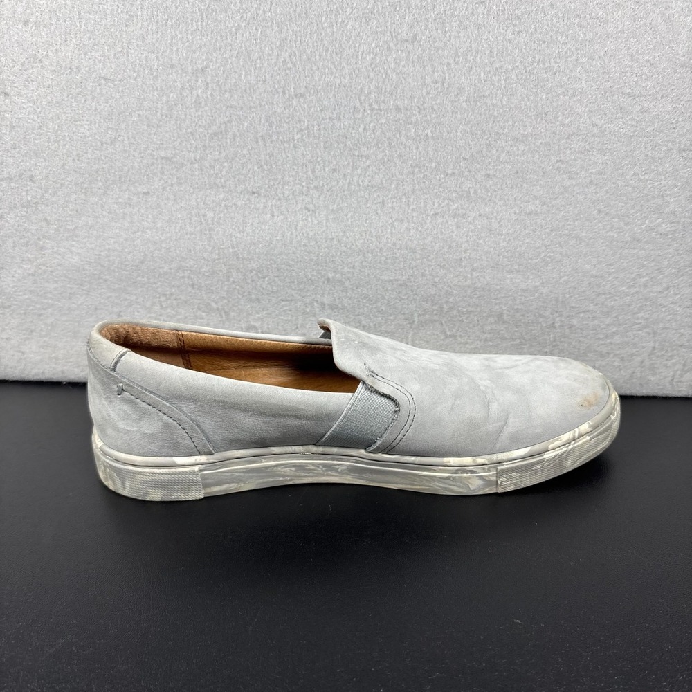 Frye Women's Shoes Size 6M Flats Sneakers Gray Ice Nubuck Marbled Slip On Casual - Picture 11 of 12